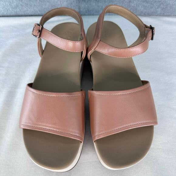 ABEO Woman’s sz 11 Devyn Platform Sandal Rose Gold Leather Strappy Sandal Ortho - Picture 3 of 10